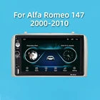 Автомагнитола 2 Din, Android, с экраном для Alfa Romeo 147, 2000-2010, 7-дюймовый автомобильный радиоприемник, мультимедийный плеер, GPS, BT, Wi-Fi, FM, Aotoradio