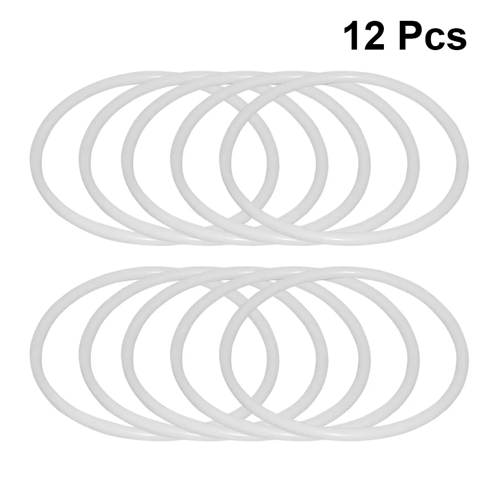 

Hoops Dream Plastic Rings Catcher Dreamcatcher Ring Macrame Craft Circle White Diy Metal Crafts Hoop Catchers Dreamcatchers