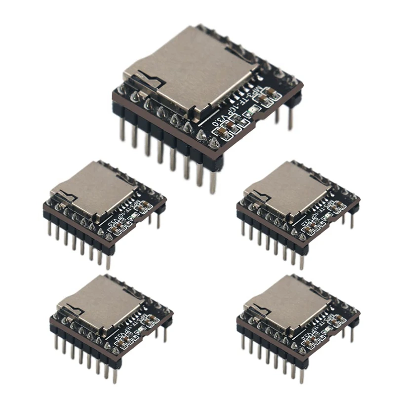 

Mini MP3 Player Audio Module MP3 Voice Decode Board Dfplayer With TF Card Slot, For Arduino,Raspberry Pi, MSP430, AVR