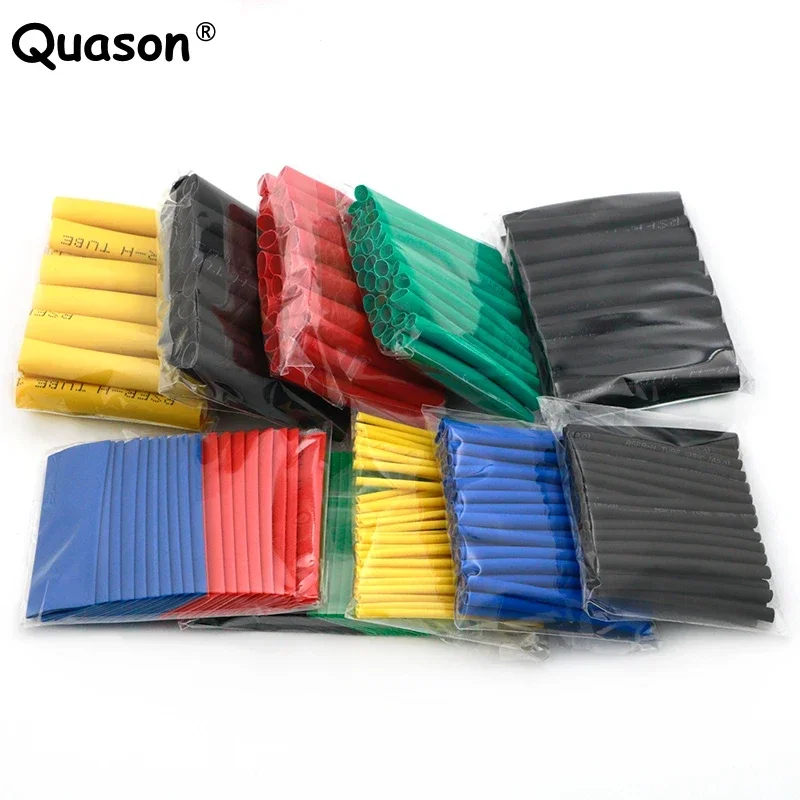 

Набор термоусадочных трубок Quason, 164 шт., полиолефиновые