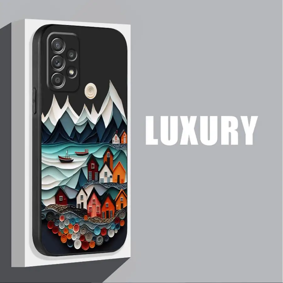 Summer Sky Suspension phone Case for Samsung A51 A52 A71 A72 4G 5G A52s A53 A54 A55 A73 A21s A31 A41 A16 A50 A50s A70 A70s