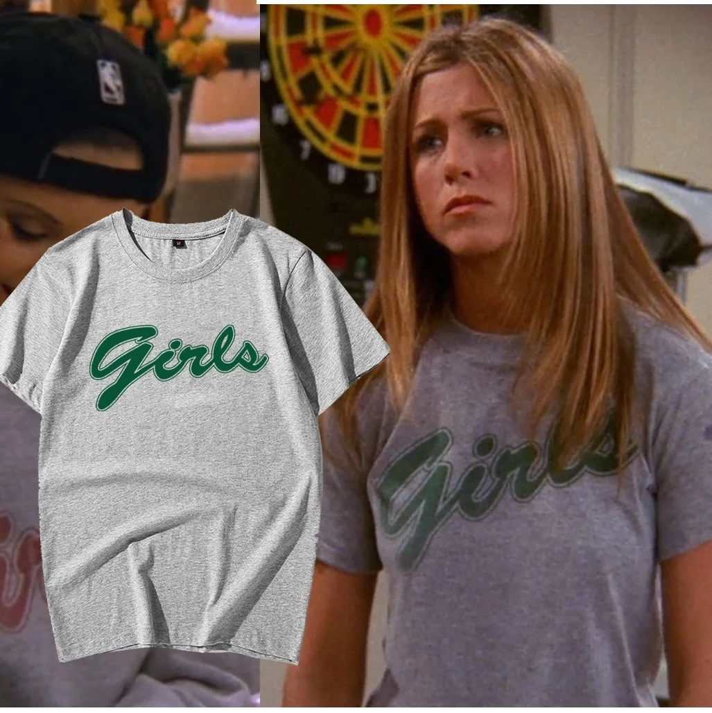 

Rachel Tshirt Girls T Shirt from Friends Tv Show High Quality cotton Casual Tee harajuku