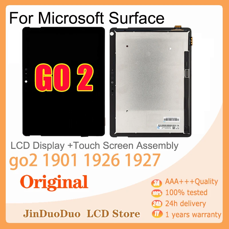 ORIGINAL For Microsoft Surface Go 2 LCD Display Touch Screen Digitizer Assembly For Microsoft Surface Go2 1901 1926 1927 Display