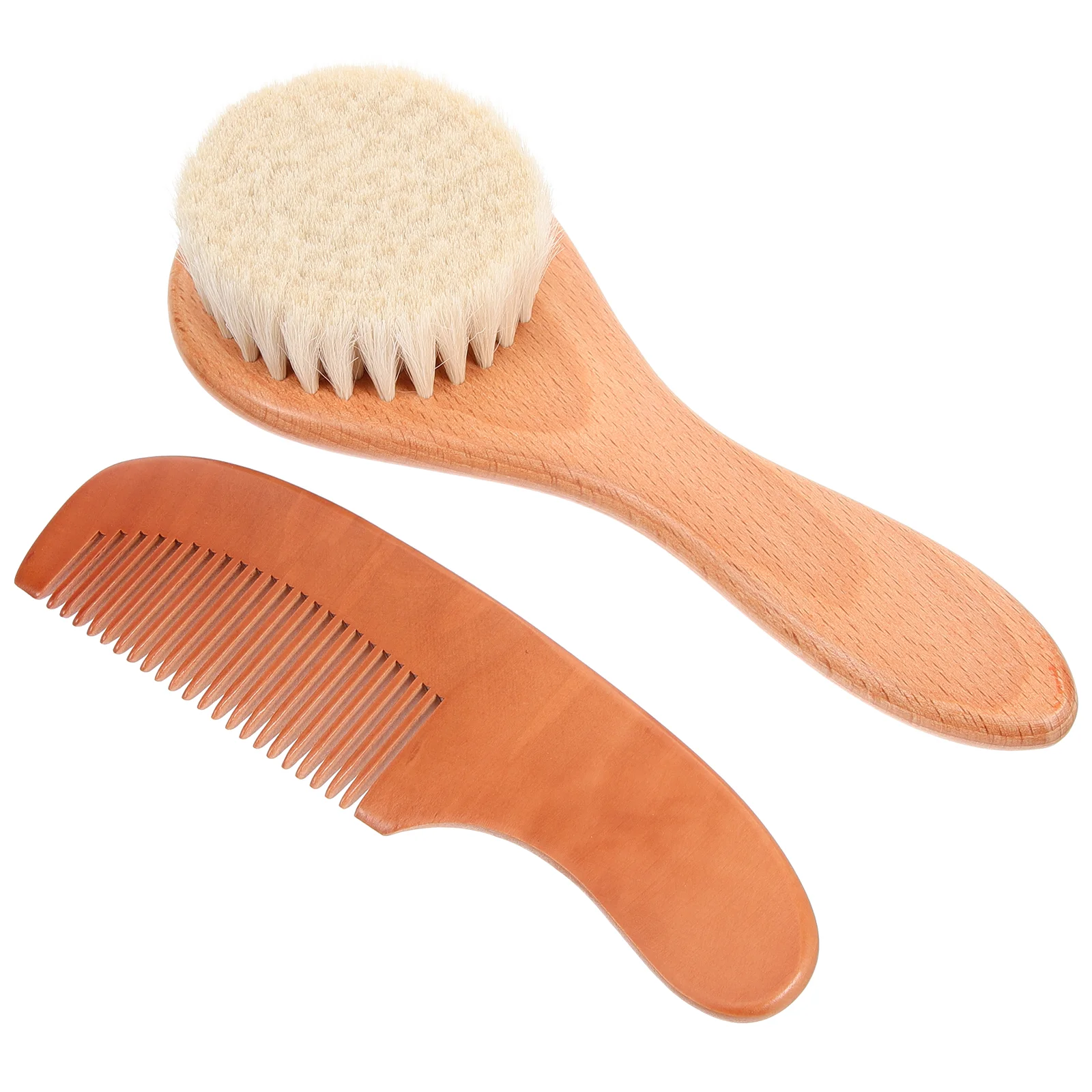 

Baby Supplies Infant Wooden Comb Newborn Hair Brush Kids Suit Bath Scrubber Care