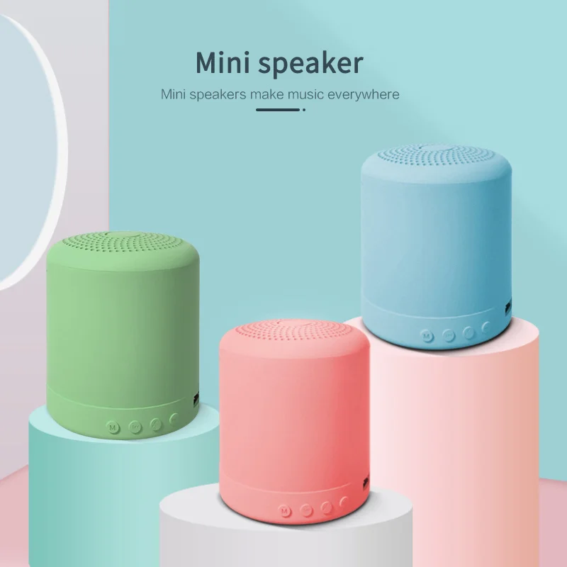 

1Pcs Smart Bluetooth Speaker Portable Bluetooth+FM MP3 Speaker Recharge Music Subwoofer Stereo Portable Audio Speakers Genuine