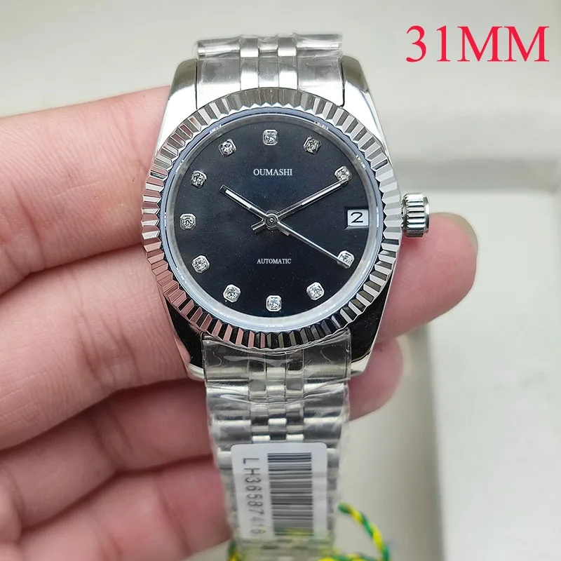

31mm Automatic Mechanical Watch New Ladies Watch Sapphire Glass Stainless Steel 904L Waterproof Luminous Calendar Display