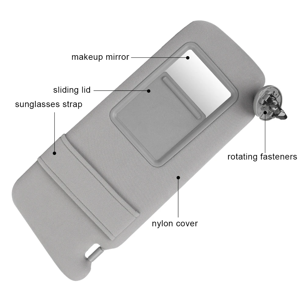 Серый автомобильный солнцезащитный козырек для Toyota Camry 2007 2008 2009 2010 2011 водитель