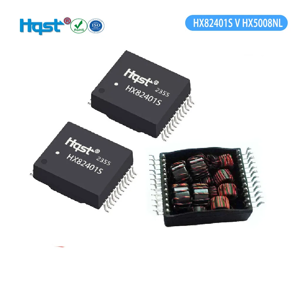 Модель Hqst HX82401S заменяет HX5008NL промышленный сетевой трансформатор 1000MBase-T LAN SMD 24PIN