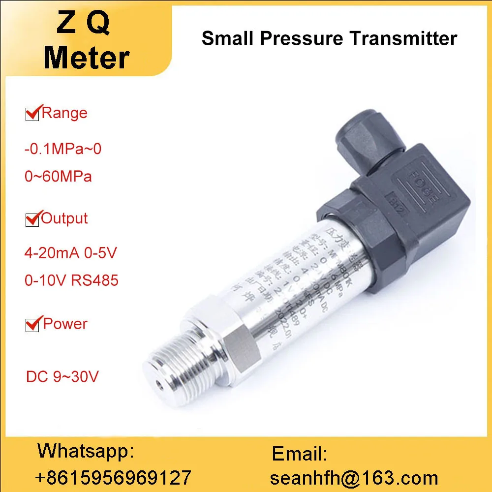 

Constant pressure water supply pressure sensor diffusing Silicon transmitter 4-20mA Pneumatic Hydraulic pressure