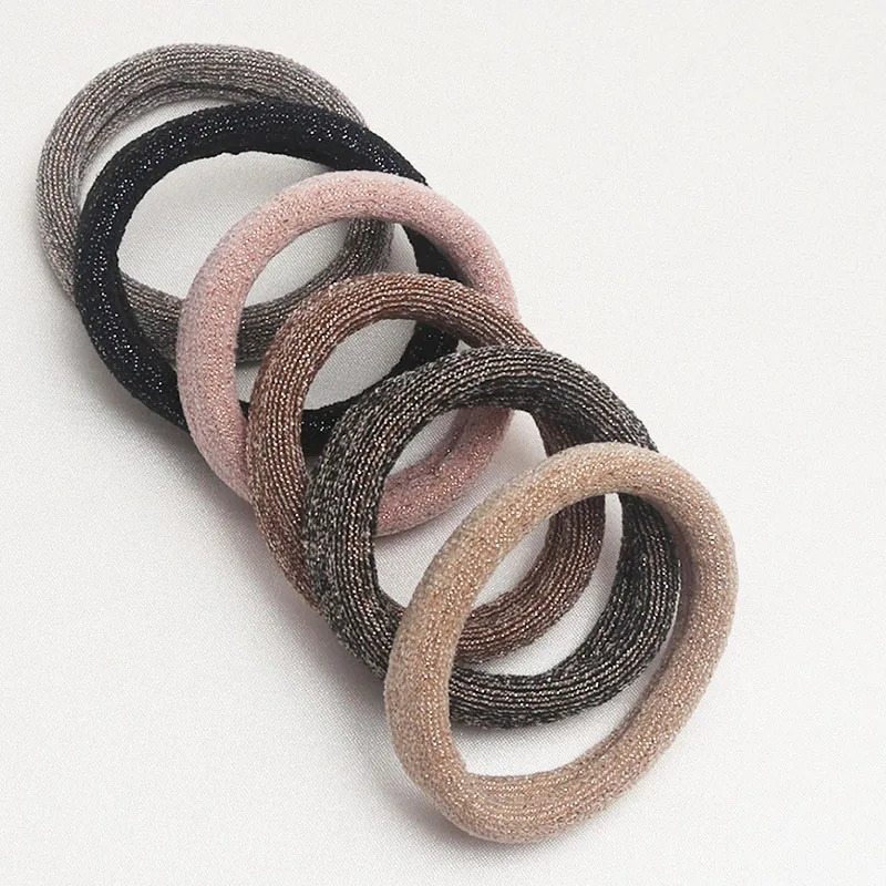 

6psc VrouwenHaar Scrunchies Meisjes Elastische Haar Houder/GumPaardenstaart Haar Houders