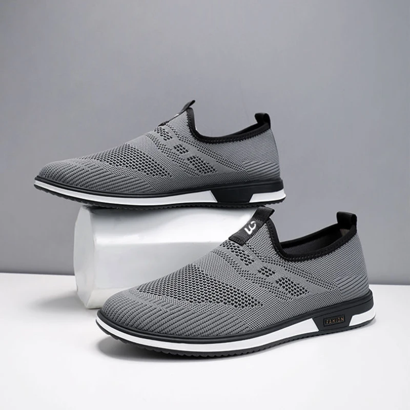 

Men Shoes Fashion Shallow Sports Mens Shoes Breathable Mesh Man Sneakers Slip-on Hard-Wearing Casual Male Loafers Zapatos Hombre