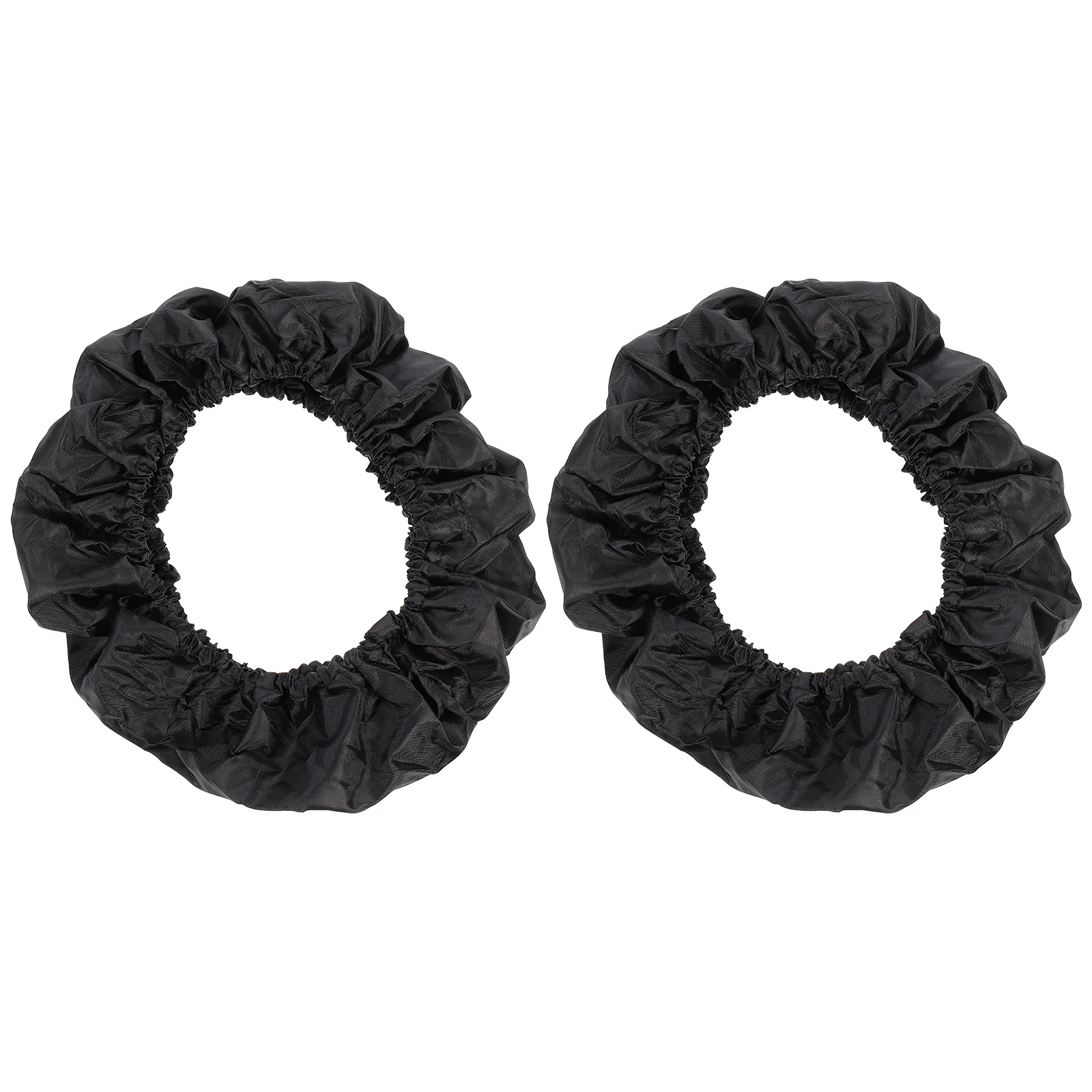 

2 Pcs Cart Dustproof Wheel Cover Floor Protectors Pushchair Protective Stroller Tire Accessories Oxford Cloth Wheelchair