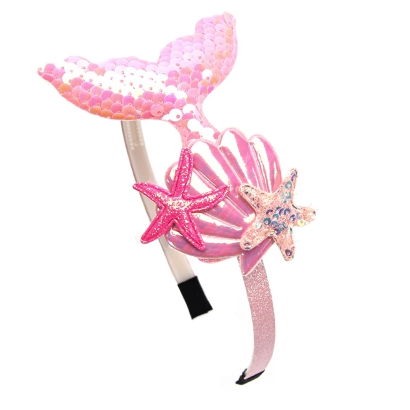 

Mermaid Headband Baby Girls Hair Accessories Handmade Headdress Party Supplies