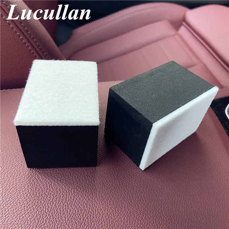 

Lucullan BLACK Car Glass Windshield Polishing Wool Bar Eraser Remove Wax Film Shellac Wipe Degreasing Cleaning Felt Block