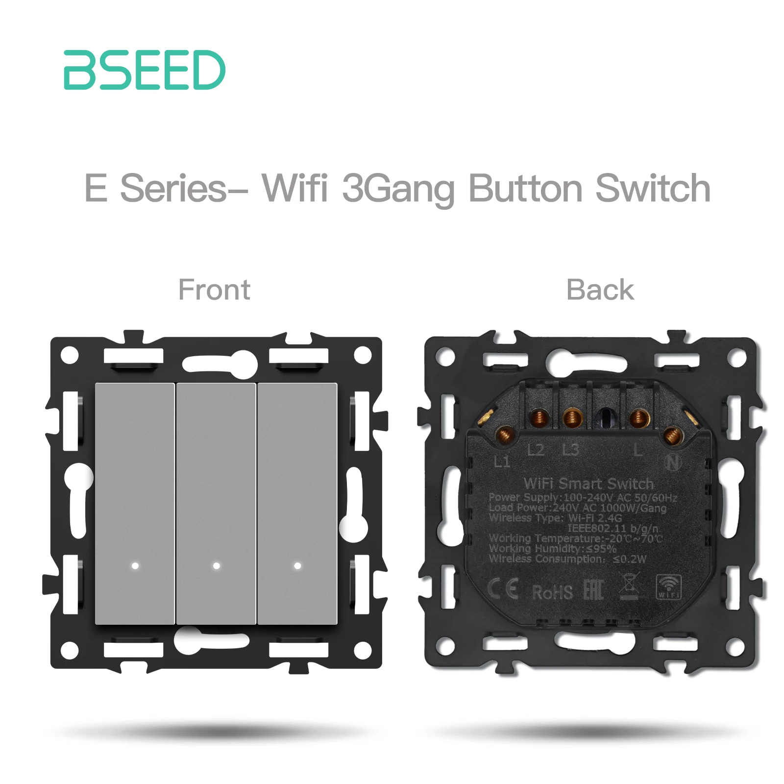 

BSEED E серии WiFi модуль умного выключателя
