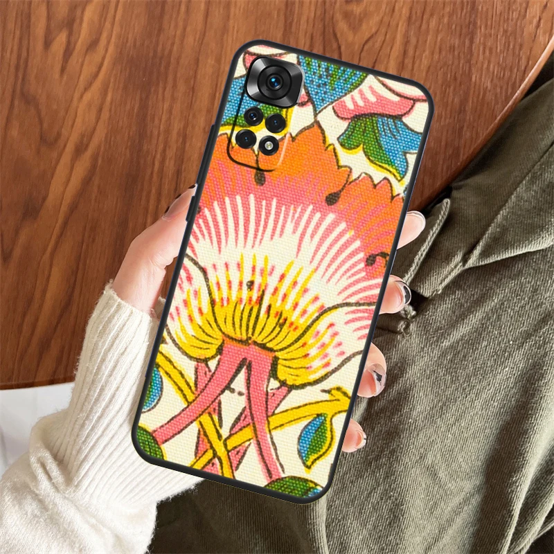 Чехол William Morris Lodden для Xiaomi Redmi 13C 14C 10C 12C Note 14 Pro 13 12 11 9 10 9S 10S 11S 12S Cover