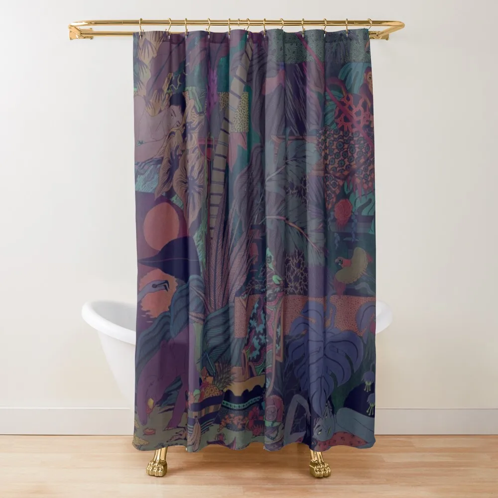 

Zabaalbum Background Bathroom Accessory Cheap Bathroom Deco Comfort Decor Ready-Made Shower Curtains