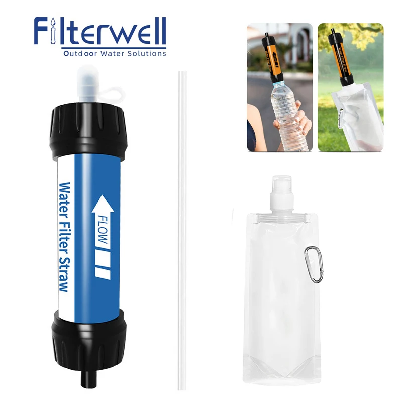 Фильтр для воды Filterwell миниатюрный очиститель пешего туризма и кемпинга