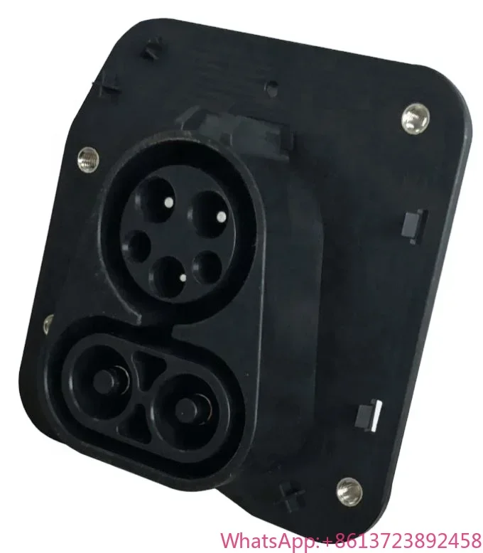 Фото Duosida iec 62196-3 125A 75 кВт DC COMBO1 CCS1 розетка для быстрой зарядки ev с сертификацией CE для электромобиля №1