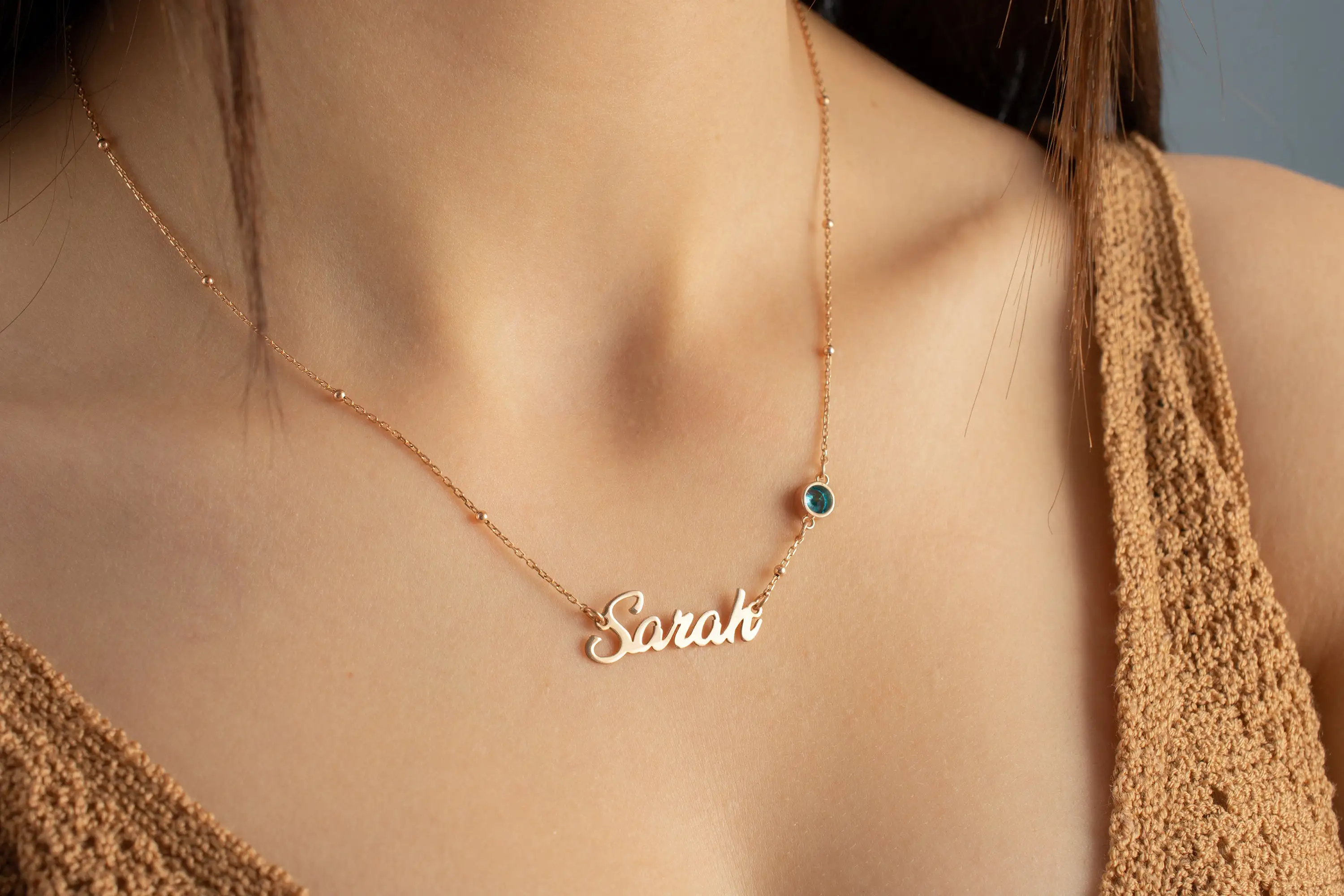 

Cutom Text Name Necklace,Custom Necklace,Dainty Name Necklace,Personalize Name Necklace, Stainless Steel Name Necklace For Women