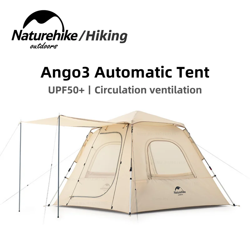 Naturehike Ango 210T Автоматическая палатка Кронштейн из алюминиевого сплава Быстрая