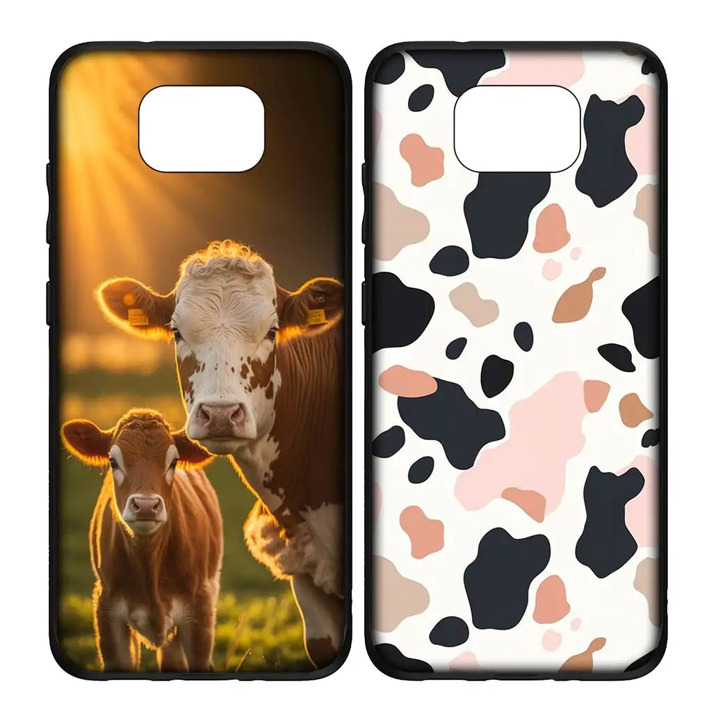 Cow Print Leopard Snake Case for OPPO A17 A15 A16 A3 Pro A40 A60 A80 A79 A95 A94 A74 A78 A58 A38 A57 4G 5G Phone Cover Casing