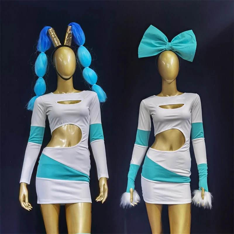 

Костюм для джазовых танцев Gogo, пикантное платье с вырезами, головной убор, одежда для вечерние, одежда для диджея, Клубная одежда, одежда для взрослых, танцевальная одежда в стиле хип-хоп, VDB5104