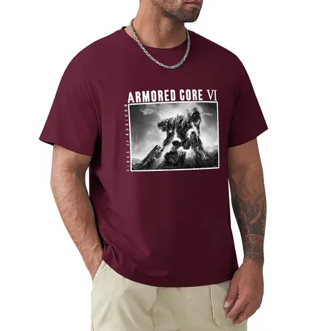 Классическая футболка с армированным сердечником VI, новая коллекция, эстетическая одежда, мужская одежда