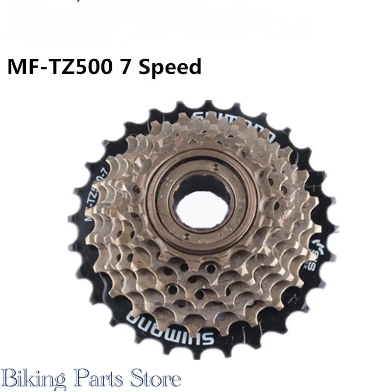 

for Shimano Bicycles Freewheel, MF-TZ500 / TZ21 7 Speed Cassette Freewheel 14-28T/34T for MTB Road Cycling Bike Update from TZ21