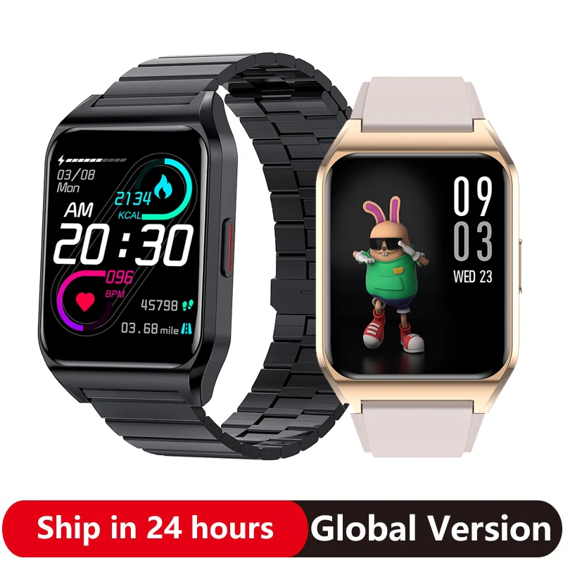 

2022 New Smartwatch Men Bluetooth Call Temperature Sensor Smart Sports Watch for Weomen HD Big Screen Music Play Fitness Watches