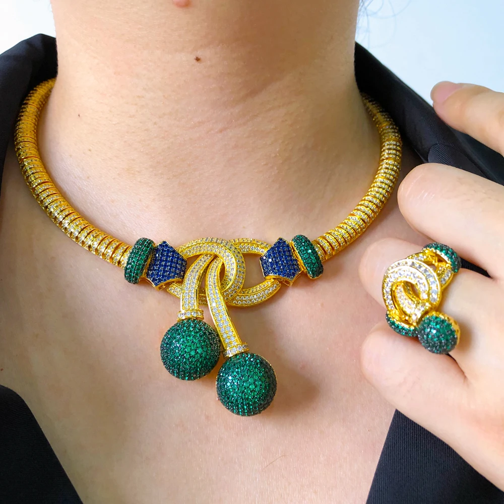 Missvikki великолепное роскошное ожерелье серьги браслет кольцо ювелирные изделия