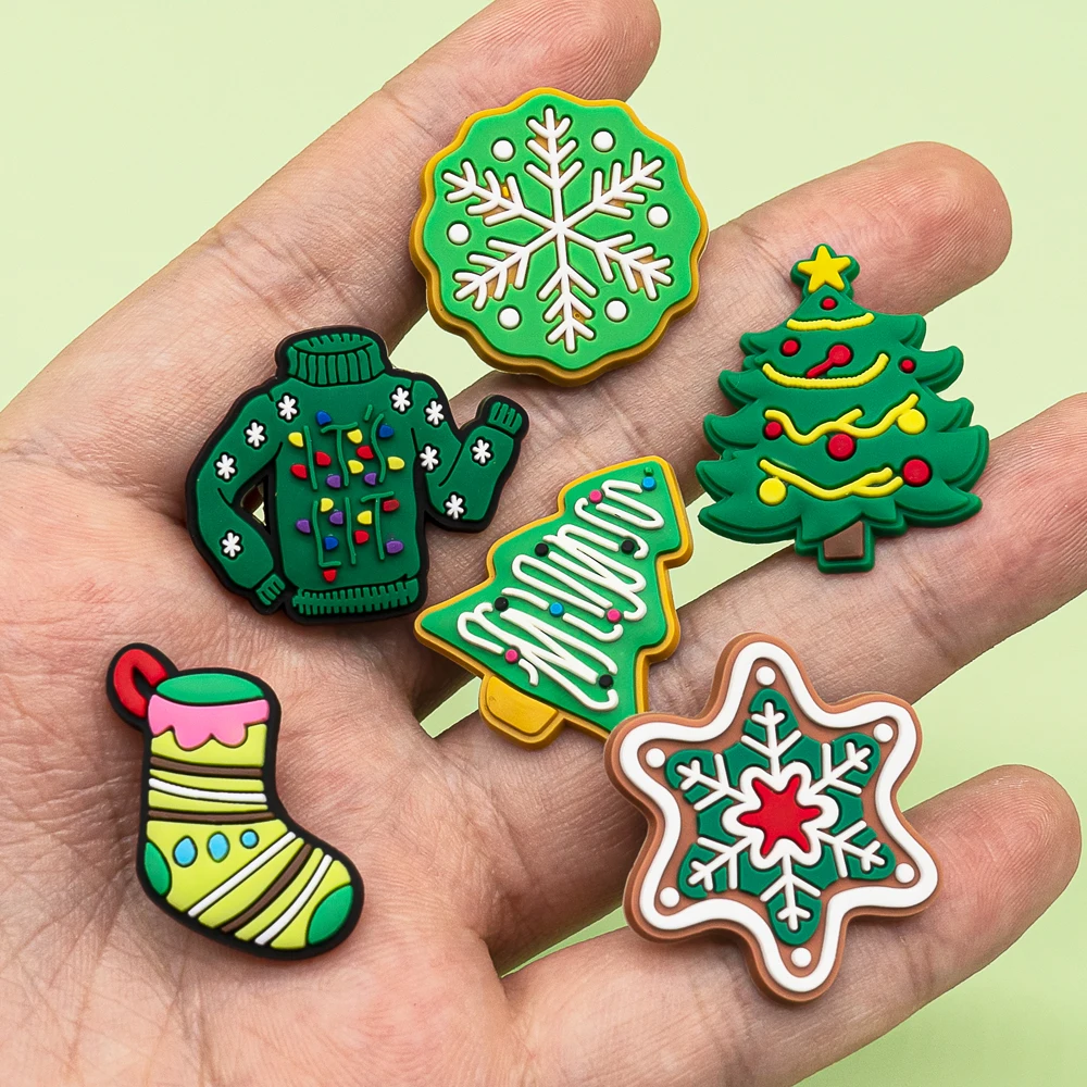 100 шт. аксессуары для обуви в рождественском стиле