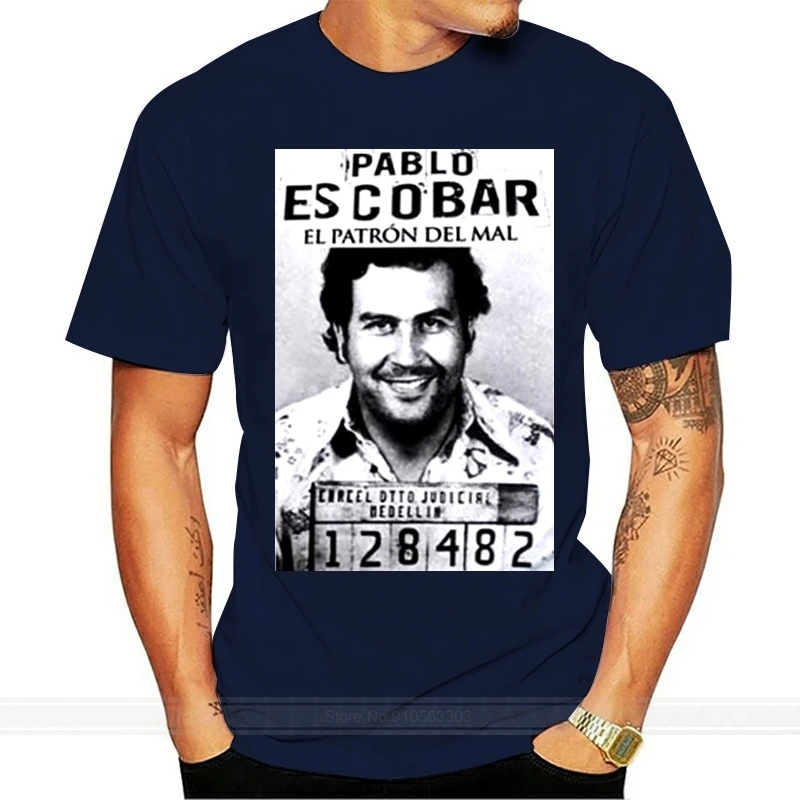 Винтажная Футболка В Стиле Thug Life Pablo Escobar Gangster Design Колумбийский Наркотический