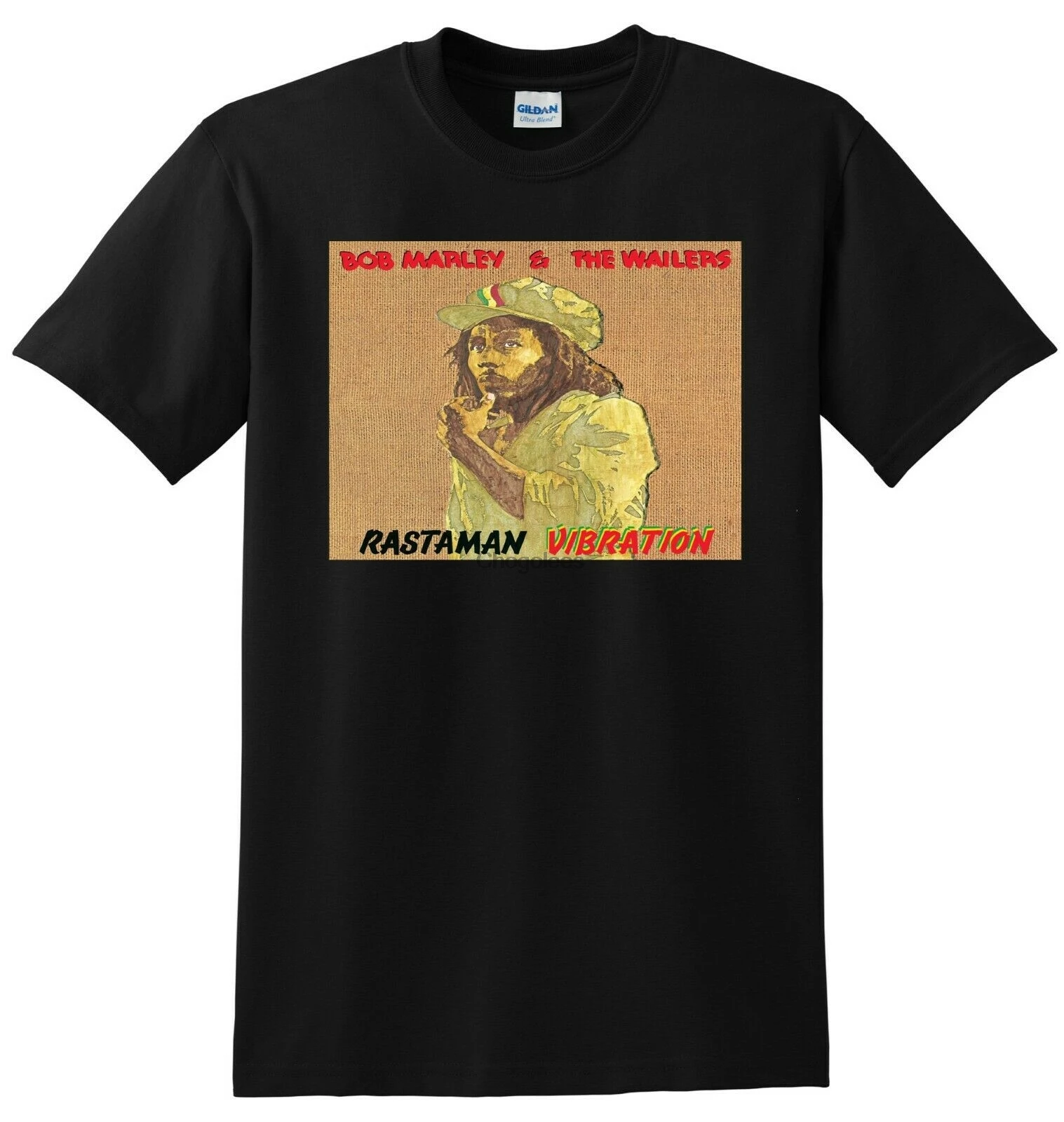 Футболка BOB MARLEY &amp THE WAILERS растамен вибрация маленький средний большой или XL -