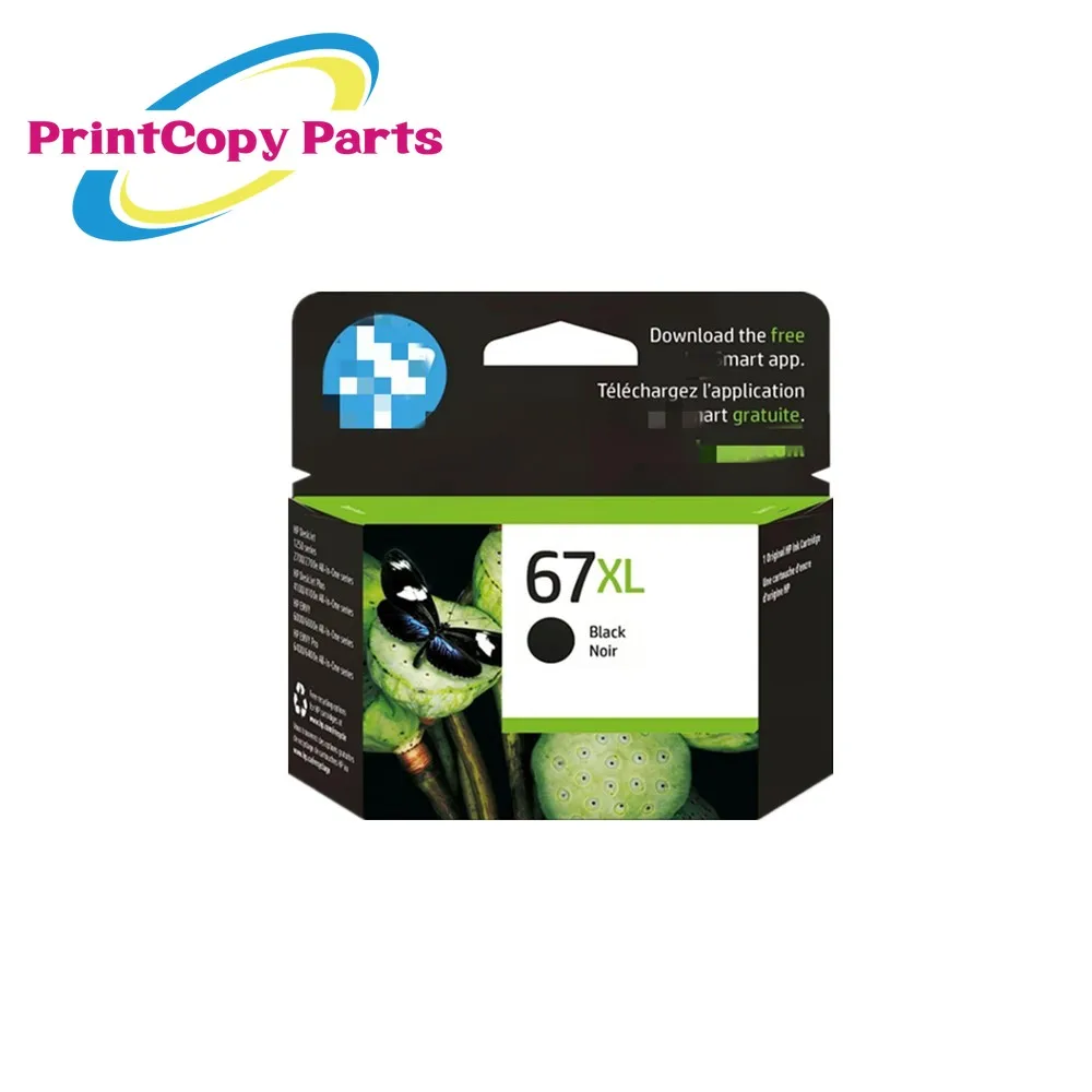 Оригинальный чернильный картридж 67 67XL для HP ENVY 6052 6055 6058 6075 6452 6455 6458 Deskjet 1225 2732 2752 2755