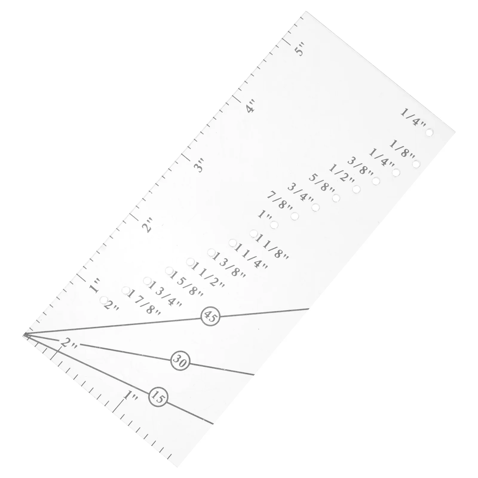 

Acrylic Measuring Seam Gauge Clothing DIY Ruler Measuring Ruler Stitch Ruler