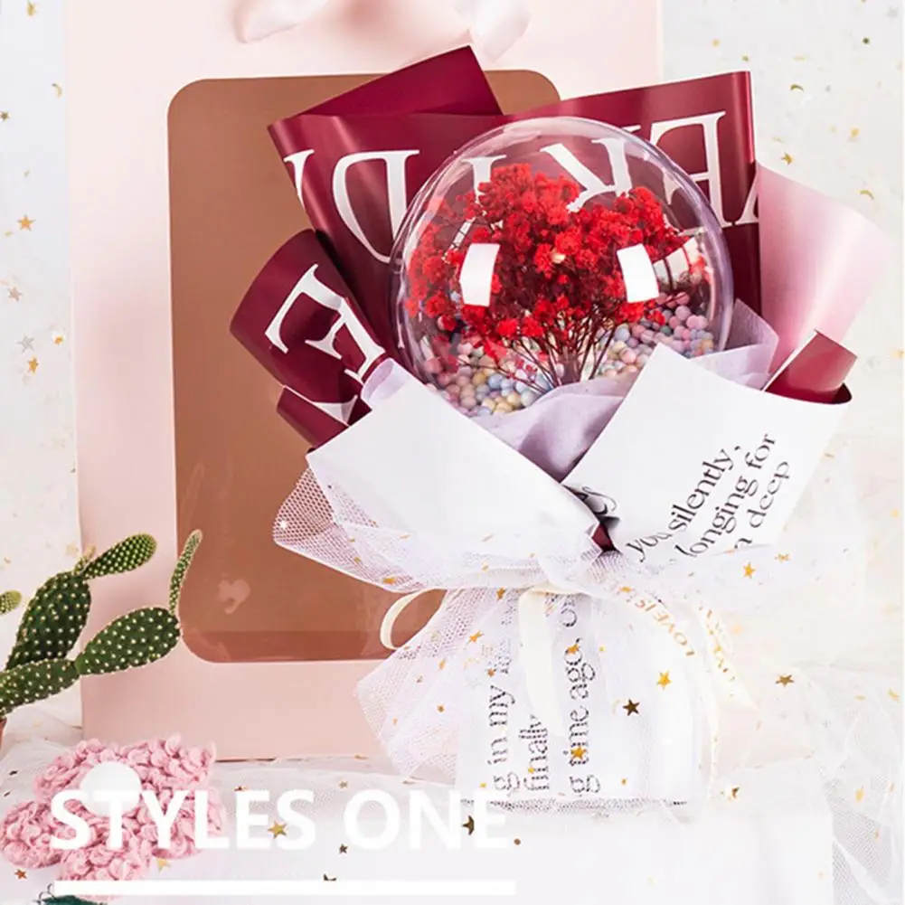 

Красивый износостойкий Многофункциональный искусственный букет с крышкой в виде шара аксессуары для учителей на день рождения