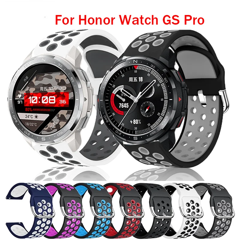 

Ремешок силиконовый для наручных часов Huawei Honor Watch GS Pro