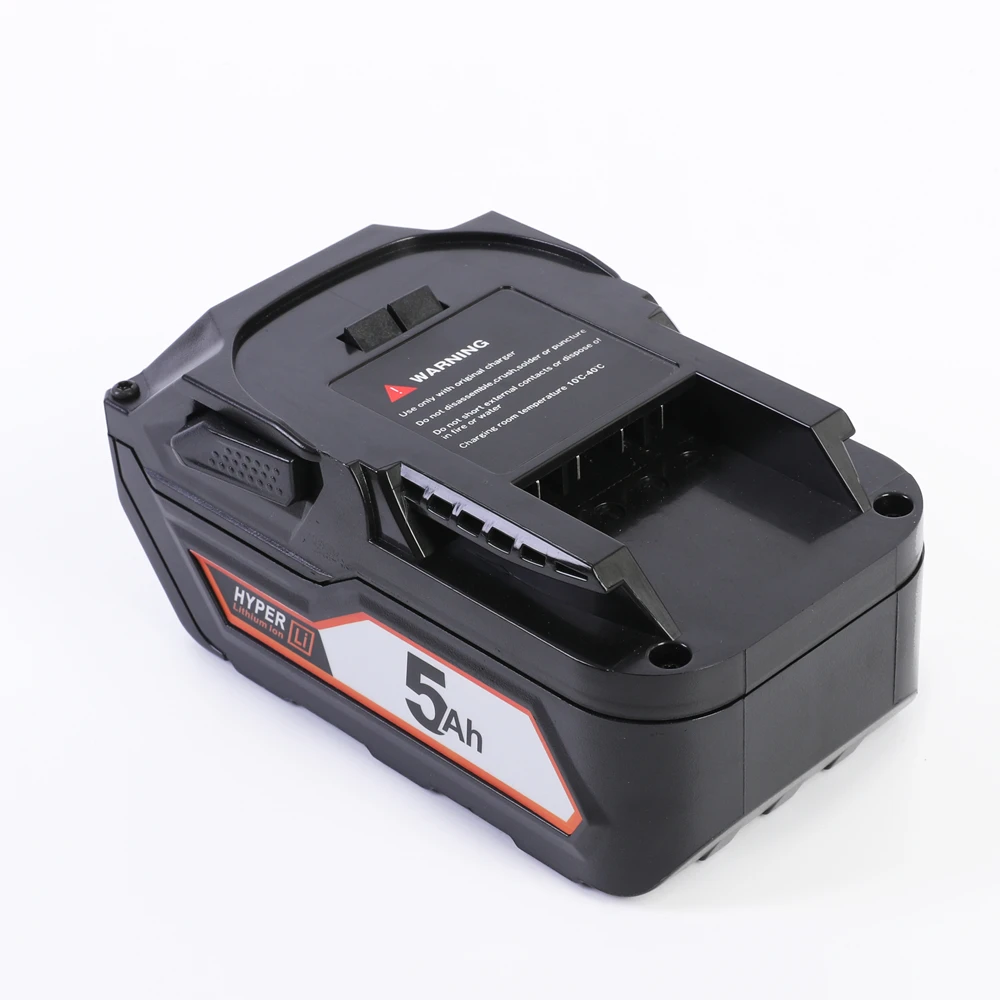 

New 18V 5.0Ah 90Wh High Capacity HYPER Li-Ion Battery AC840089 for RIDGID 18V Cordless Tools for AEG 18V Power Tools