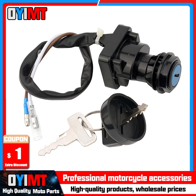 

Motorcycle Electric Door Lock Plug Ignition Key Switch for Kawasaki Bayou 300 KLF300B KLF300C KLF400B KLF220A 400 27005-61132