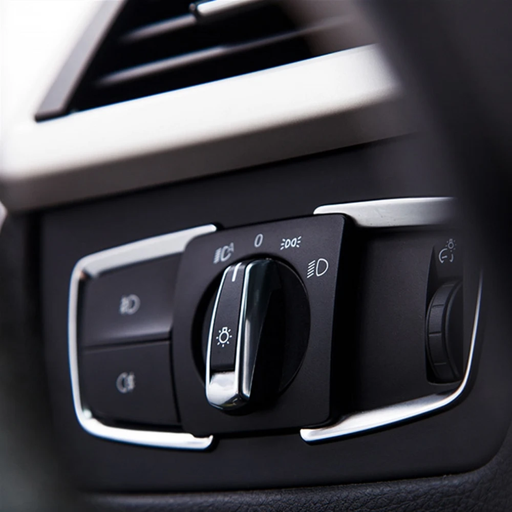 2 шт. ABS наклейки на раму переключателя фар BMW F30 F31 F32 F34 3 4