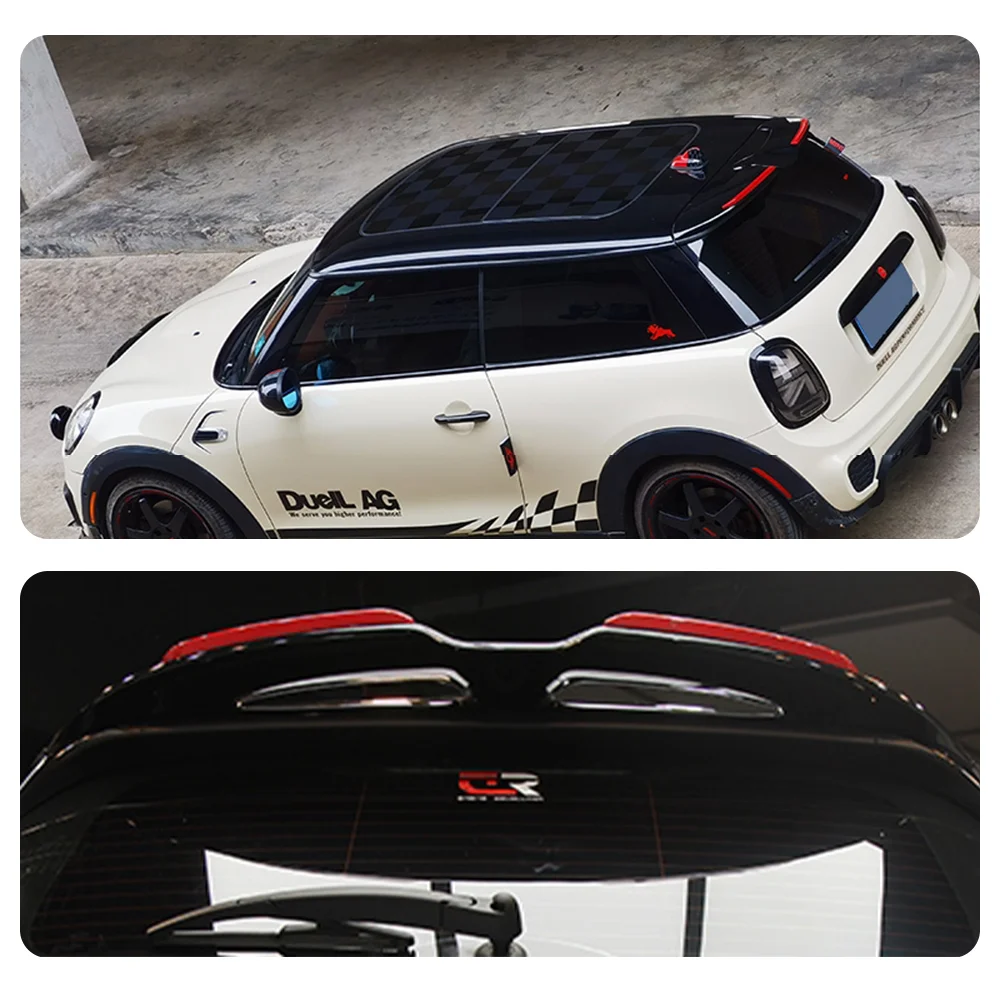 Для 2014-Up MINI F55 F56 Cooper S/JCW автомобильный спойлер на крышу задний крыло багажника