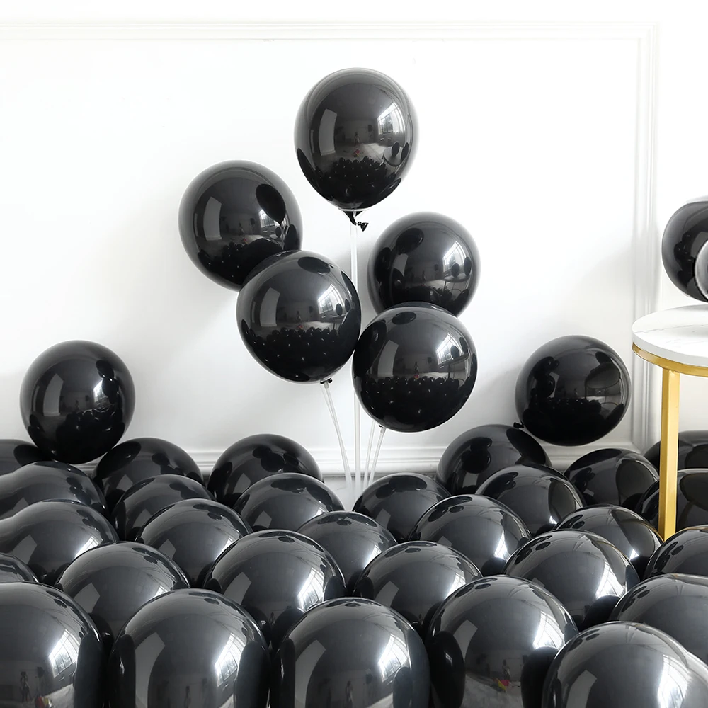 10/20/30pcs 10inch Latex Balloons Burgundy Gray Balloon Dark Blue Globos Happy Birthday Wedding Party Decorations Supplies - купить по