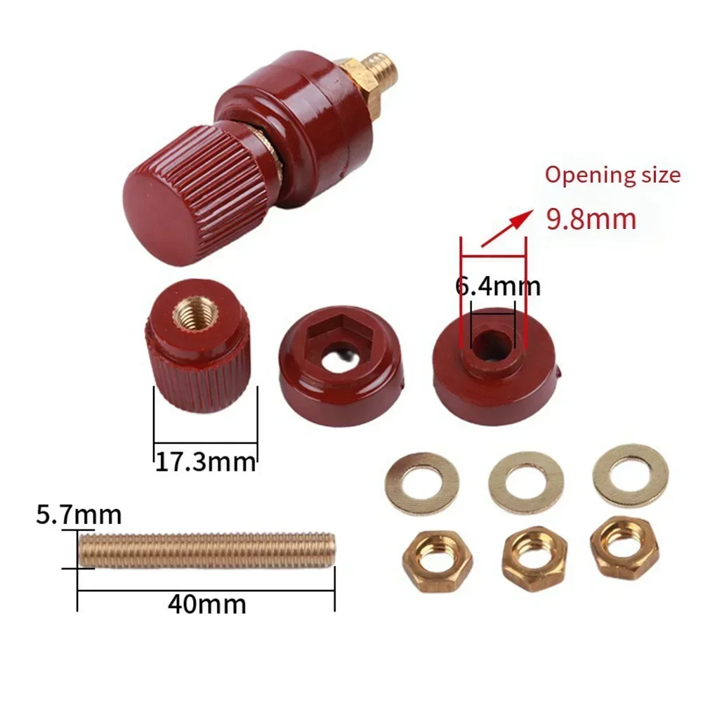 2 шт. сильноточная переплетная стойка M6 удлиненная резьба тип 333 латунная для