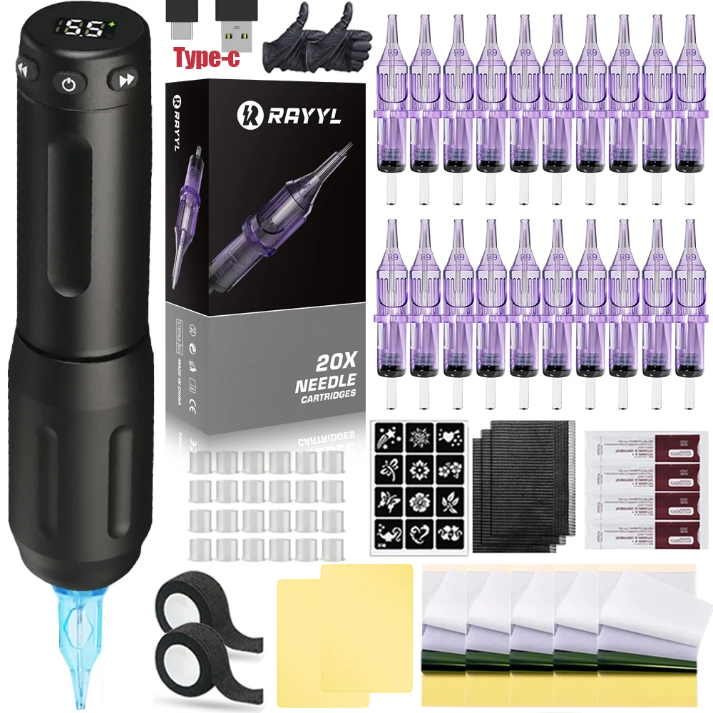 Беспроводной набор для тату-машинки ротационной машинки начинающих тату-машинка