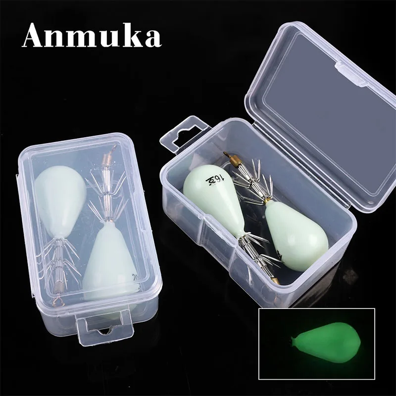 

Fishing Gear Tackle Squid Hook Artificial Lead Sinker Luminous Squid Drip Type Fishing Hook Lead Sinker Fishing Tool Accessories