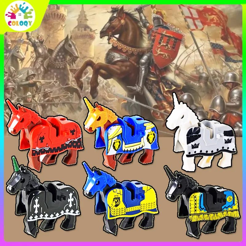 

Kids Toys Building Block mount Roman knight warhorse armor warhorse Accessories Compatible minifigure Wholesale Specialty Store