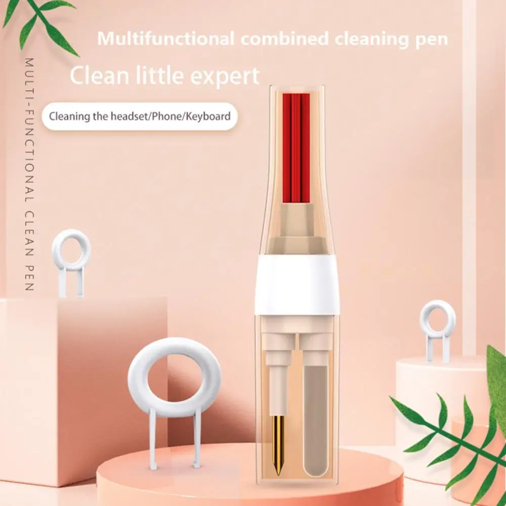

Cleaner Kit Earphone Cleaning Pen Multifunctional Deep Cleaning Portable Wireless Earbuds Charging Box Cleaner Brush for Mobile