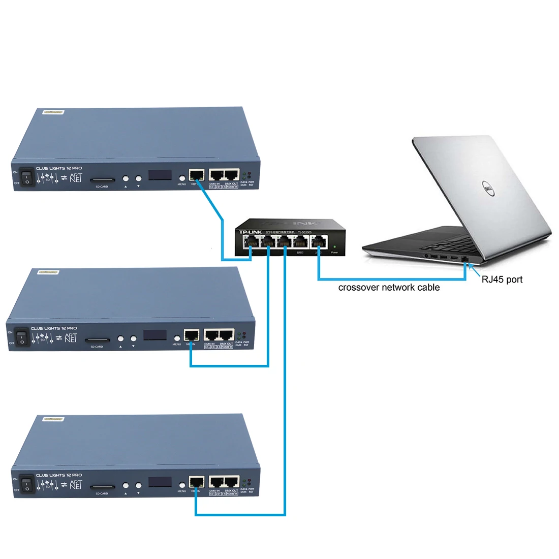 Фото Новый декодер ArtNet, разрешение/Jinx к SPI и DMX WS2812 WS2815 DMX512, триггерный SD-плеер, контроллер освещения KTV с эффектом записи Madrix №2