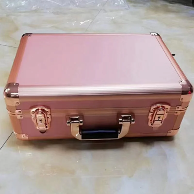 Косметичка 2022 Новая женская портативная с ярким освещением для домашней косметики, большое хранение макияжа.